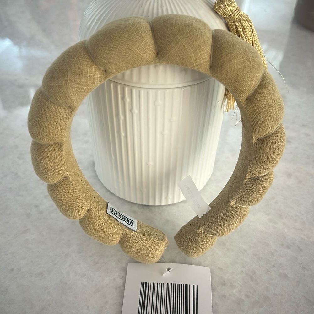 VIRAL Versed Skincare Linen Bubble Headband